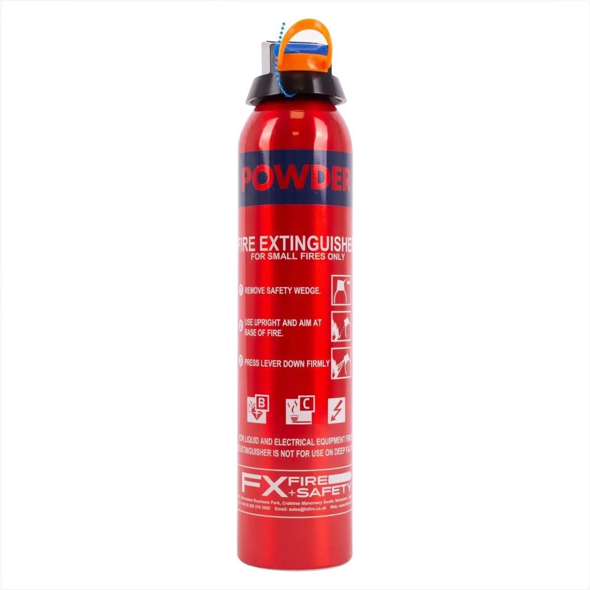 0.6kg BC Dry Power Fire Extinguisher & Blanket Caravan Boat Home