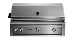 42" Professional Built-in Grill with 1 Trident Infrared Burner and 2 Ceramic Burner and Rotisserie (L42TR)