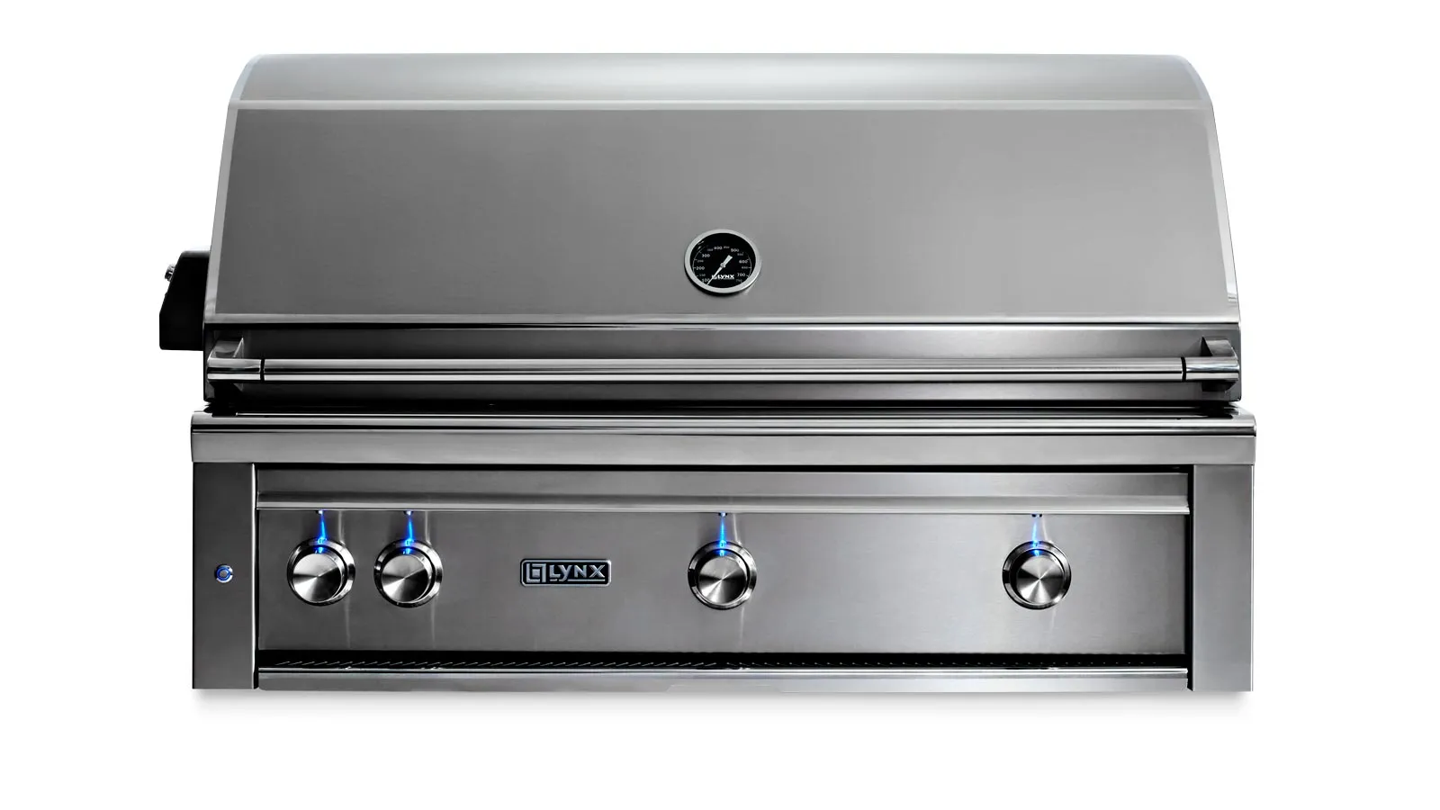 42" Professional Built-in Grill with 1 Trident Infrared Burner and 2 Ceramic Burner and Rotisserie (L42TR)