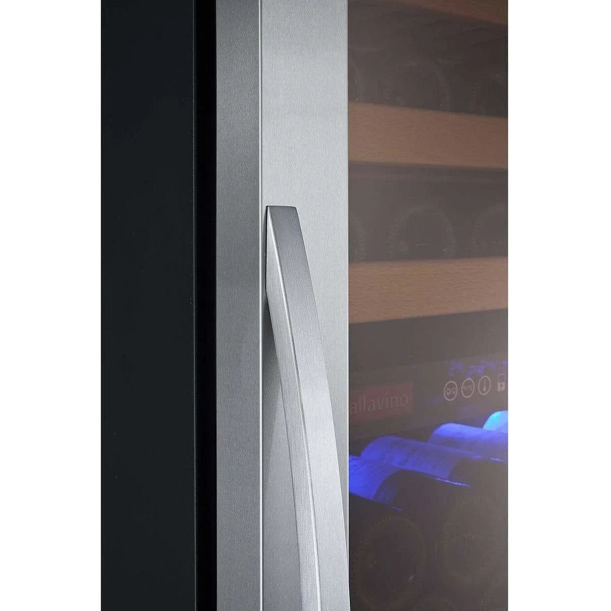 Allavino FlexCount 172 Bottle Dual Zone Stainless Steel Right Hinge Wine Fridge YHWR172-2SWRN