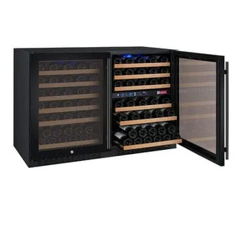 Allavino FlexCount II Tru-Vino 112 Bottle Three Zone Black Wine Refrigerator 3Z-VSWR5656-B20