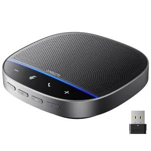 Anker PowerConf S500 Speakerphone with Zoom Rooms and Google Meet Certifications, USB-C Speaker