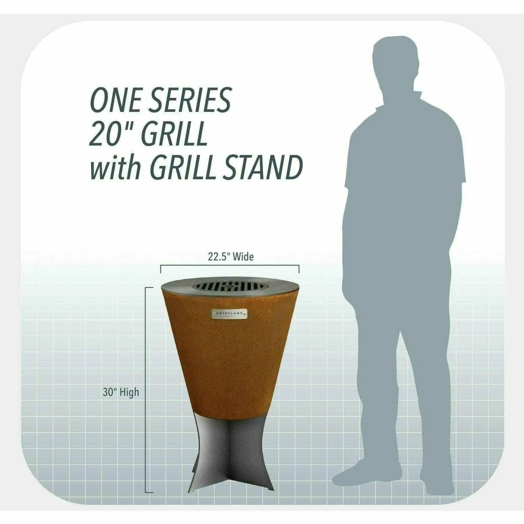 Arteflame Grill Stands - Perfect Height for Tall Grill Enthusiasts