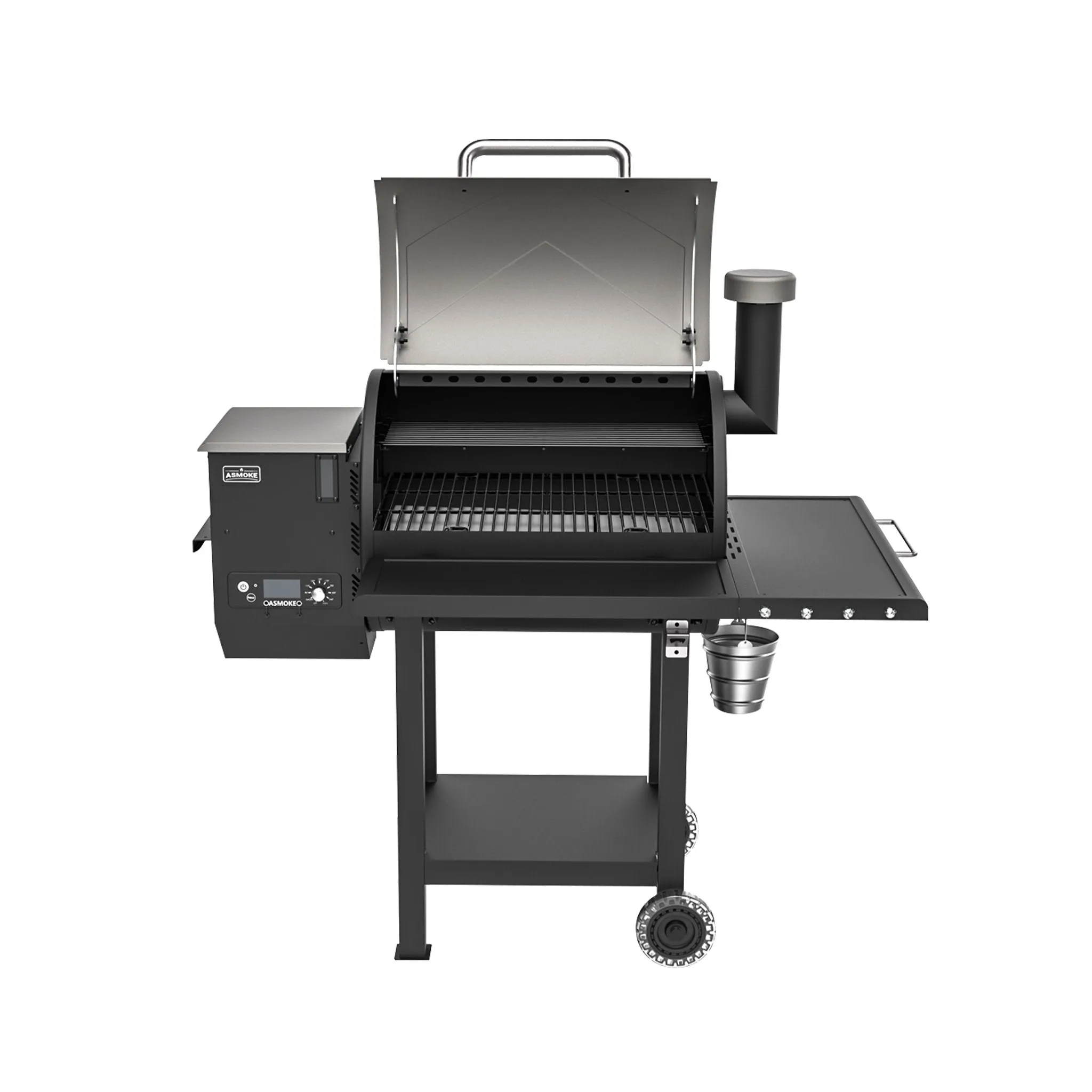 ASMOKE Removable Shelf Wood Pellet Grill Smoker AS660N-1