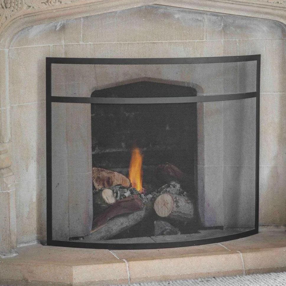 Bretforton Firescreen | Large | Black