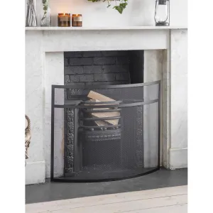 Bretforton Firescreen | Large | Black