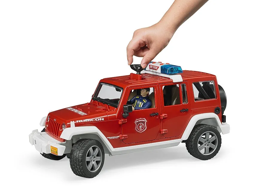 Bruder 2528 Jeep Wrangler FireVehicle with Fireman