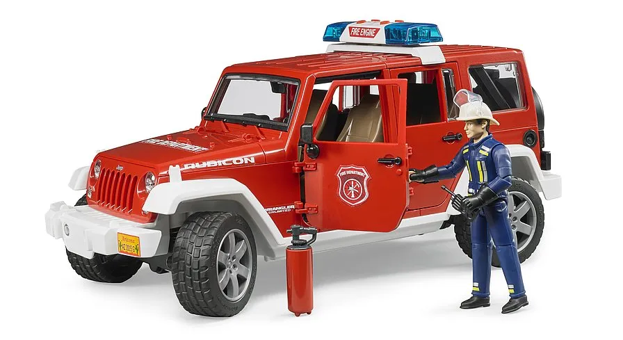 Bruder 2528 Jeep Wrangler FireVehicle with Fireman