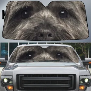 Cairn Terrier's Eyes Beautiful Dog Eyes Car Sun Shade Front Window Cover Auto Windshield