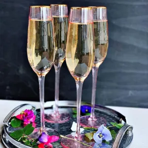 Crystal -Champagne- Flute- (set of 4)