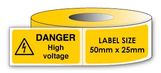 DANGER High Voltage Signs