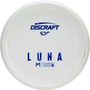 Discraft White ESP Luna Disc - Bottom Stamp