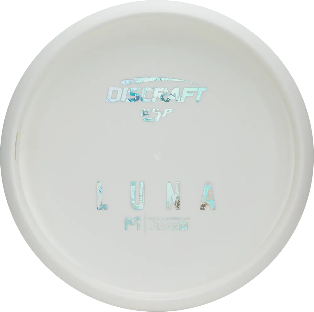 Discraft White ESP Luna Disc - Bottom Stamp