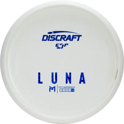 Discraft White ESP Luna Disc - Bottom Stamp