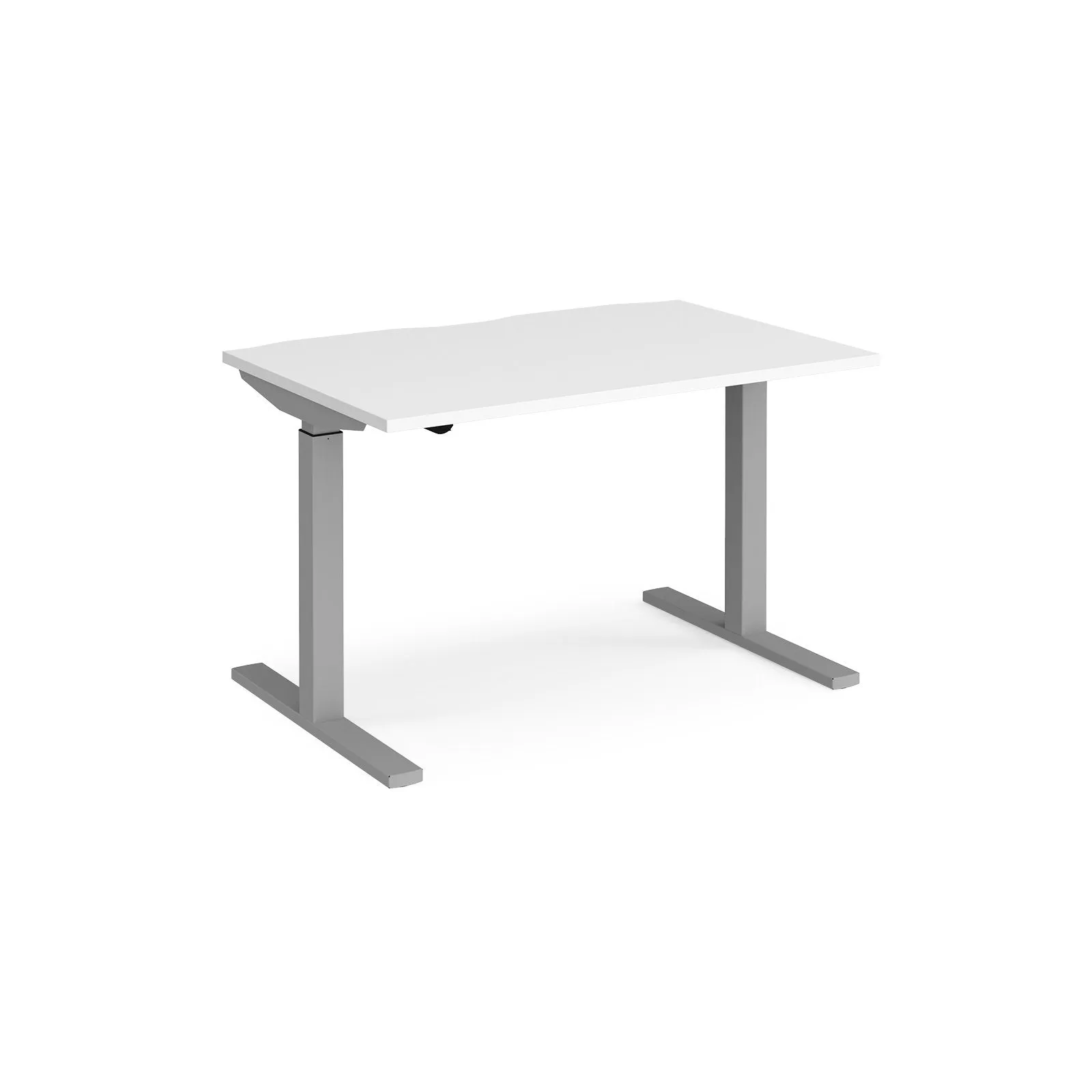 Elev8 Mono straight sit-stand desk 800mm deep - White