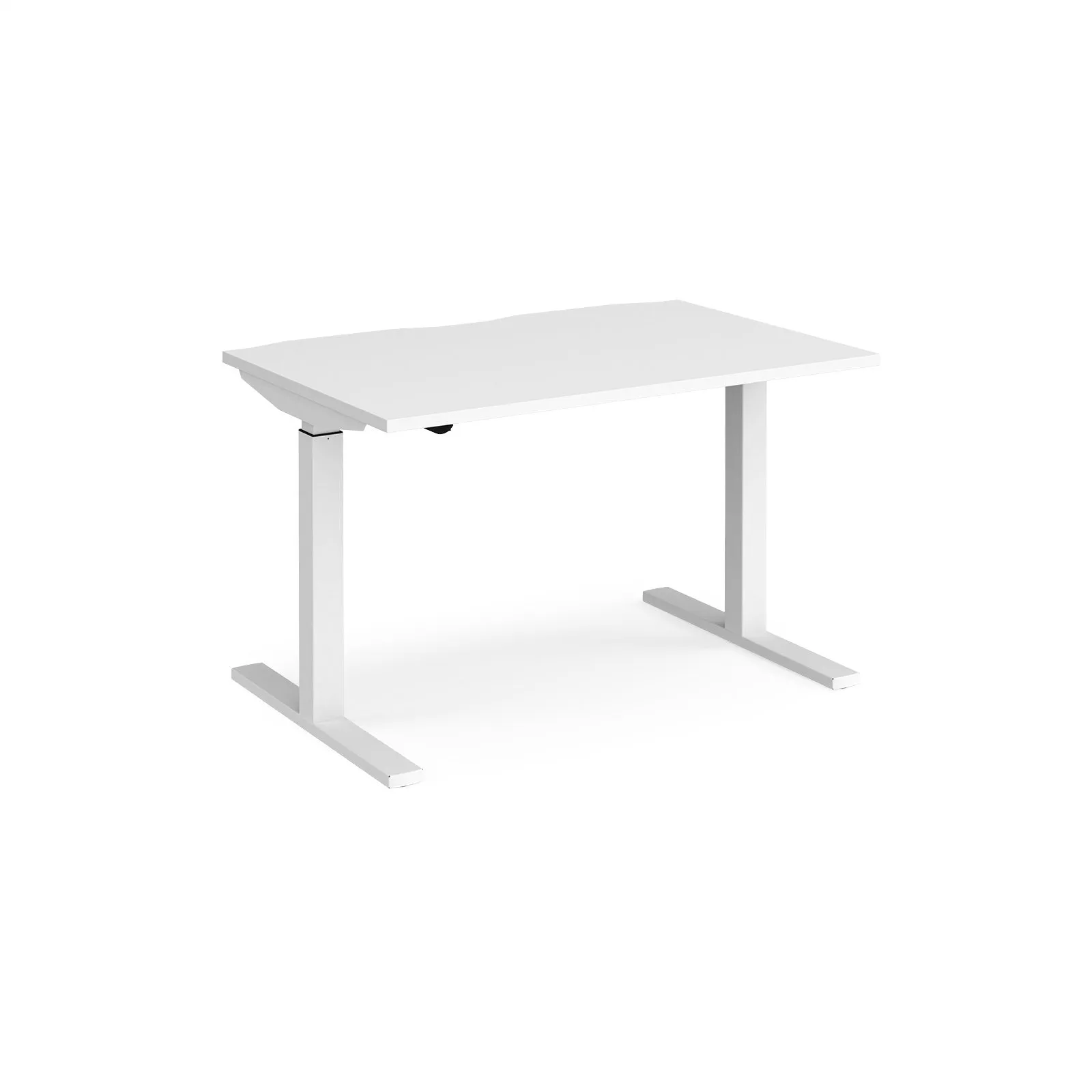 Elev8 Mono straight sit-stand desk 800mm deep - White