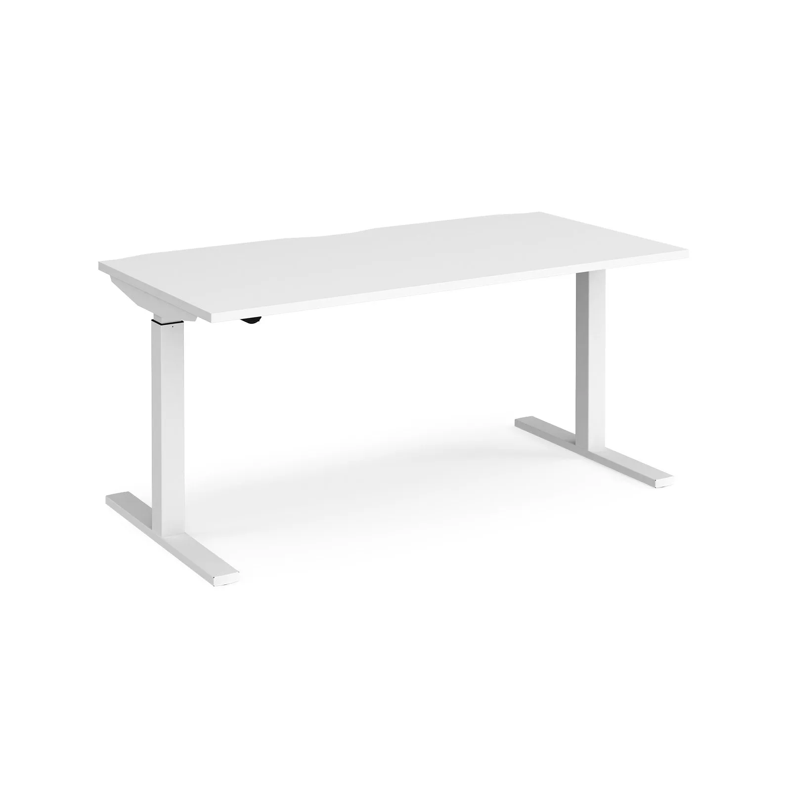 Elev8 Mono straight sit-stand desk 800mm deep - White