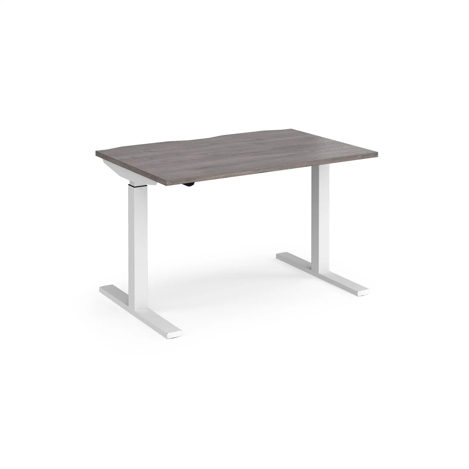 Elev8 Mono straight sit-stand desk 800mm deep - White