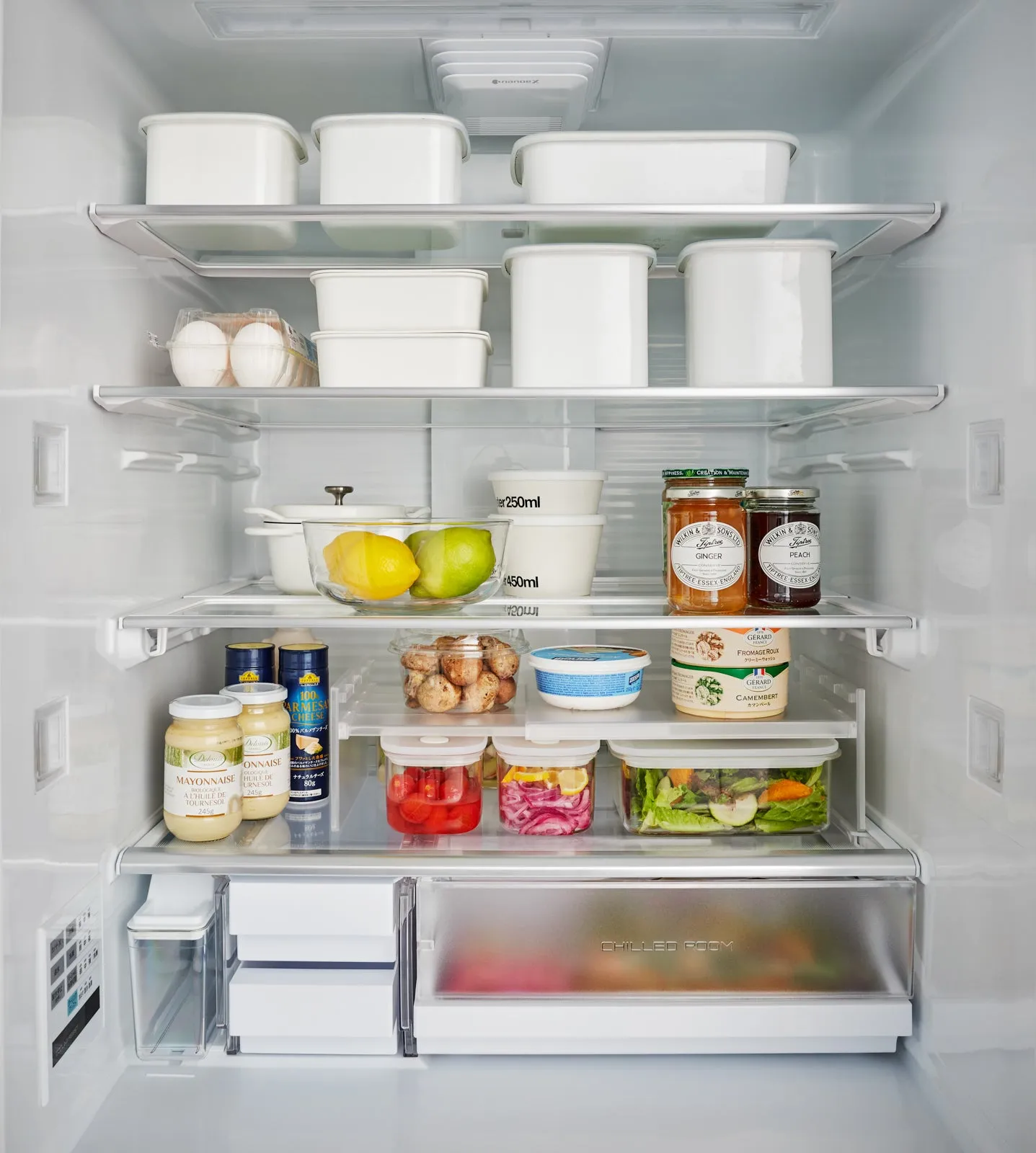 Expandable Refrigerator Riser Shelf