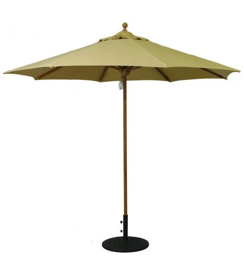 Galtech 532 - 9 FT Teak Market Umbrella