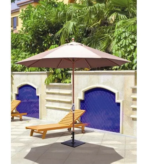 Galtech 587 - 11 FT Teak Market Umbrella