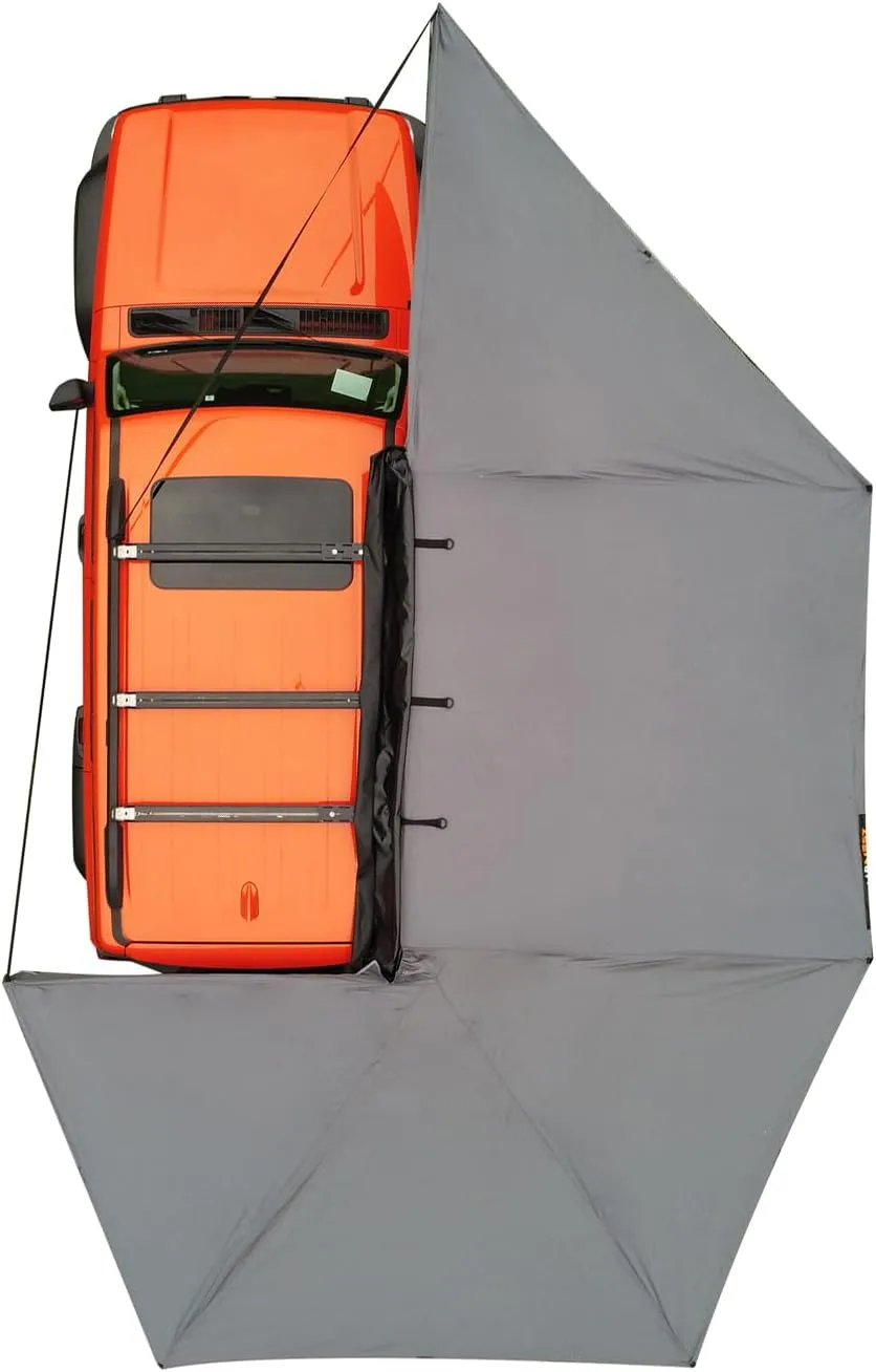 Hard Shell Rooftop Tent, Quick Setup, All-Season Overland Camping Tent for SUV, Jeep, Van, and Pickup Truck