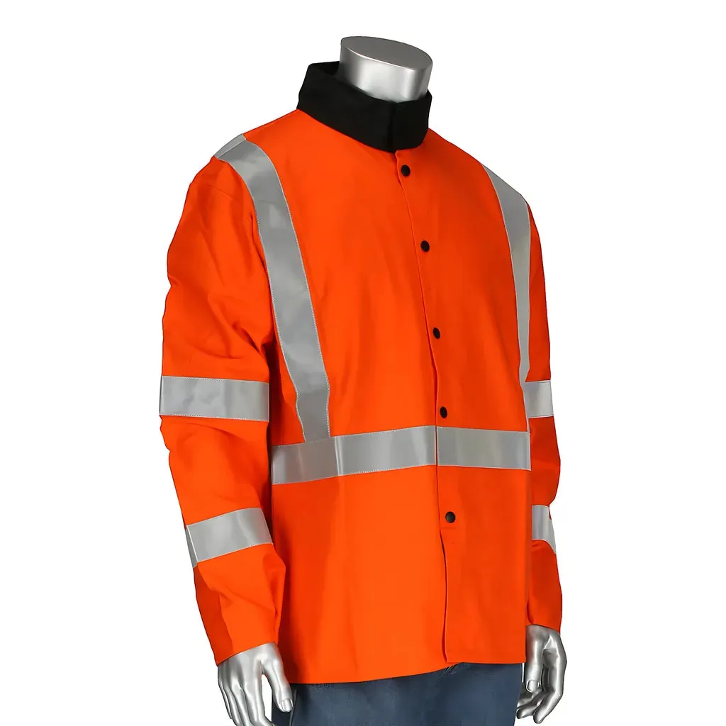 Ironcat 7060/5XL Hi-Vis FR Treated 100% Cotton Sateen Jacket