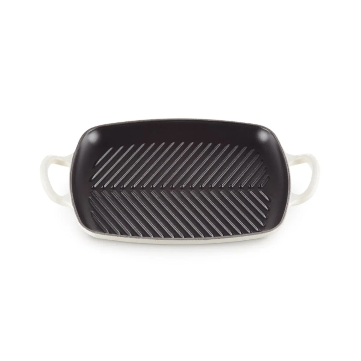 Le Creuset Signature Rectangle Grill Meringue 30x26cm