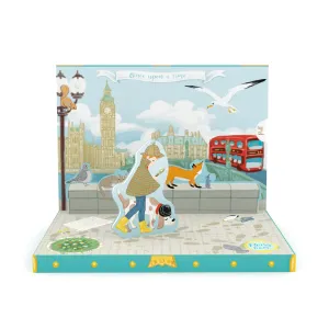 London Adventure Music Box Card