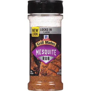 McCormick Grill Mates Mesquite Rub, 4.87 oz Mixed Spices & Seasonings