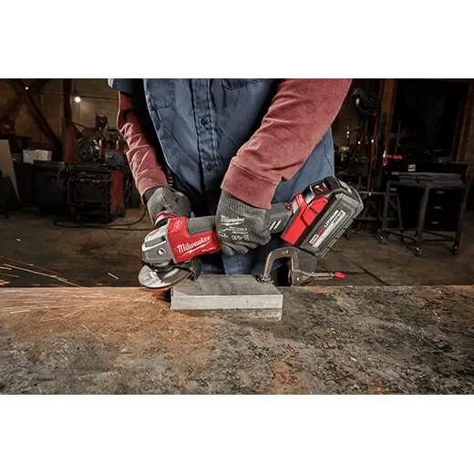 Milwaukee 2888-20 M18 FUEL™ 4-1/2" / 5" Variable Speed Braking Grinder, Paddle Switch No-Lock (Tool Only)