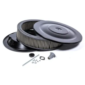 Mr. Gasket Easy Flow Air Cleaner 14 x 3 Flat Black