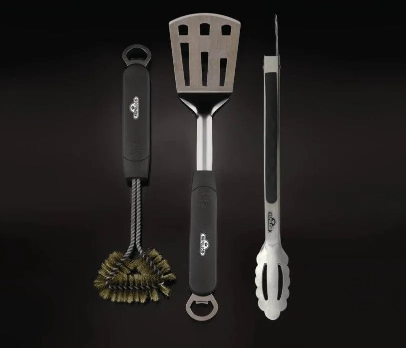 Napoleon 70024 3 Piece Stainless Steel BBQ Tool Set