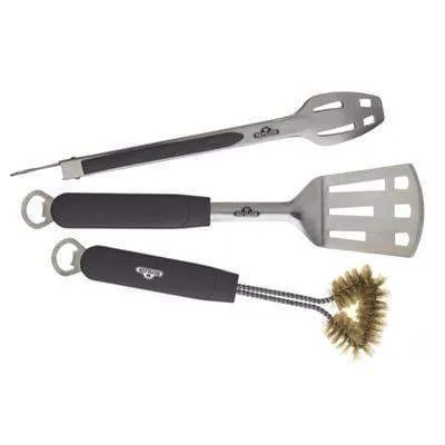 Napoleon 70024 3 Piece Stainless Steel BBQ Tool Set