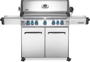 Napoleon Bbq P665RSIBNSS Prestige 665 RSIB with Infrared Side and Rear Burners , Natural Gas, Stainless Steel