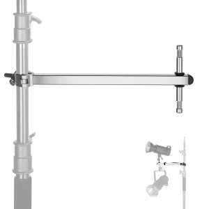 NEEWER UA038 Offset Arm with Clamp & Dual 5/8" Baby Pins