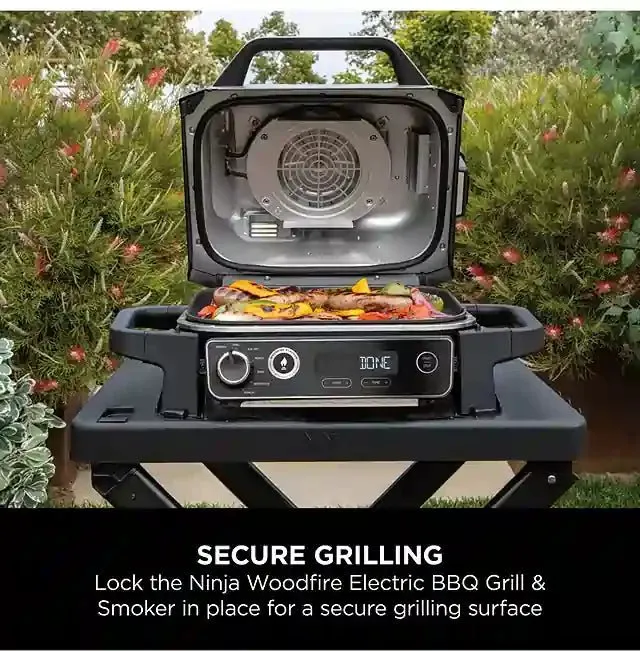 Ninja XSKGRLLSTDEUK Woodfire Electric BBQ Grill Stand - OG701UK