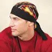 OccuNomix One Size Fits All Jungle Camo Tuff Nougies Regular Tie Hat (Doo Rag)