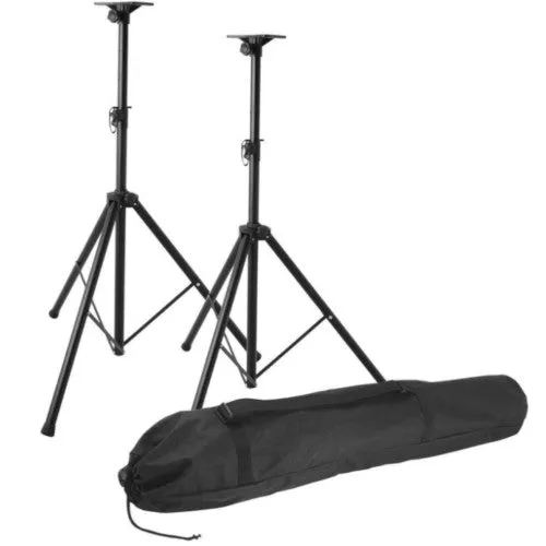 On-Stage SSP7850 Professional Adjustable 46" to 74" Speaker Stand Pack - Pair