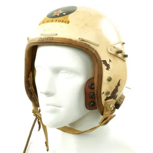 Original U.S. Korean Wa Air Force Type P1A Flying Helmet