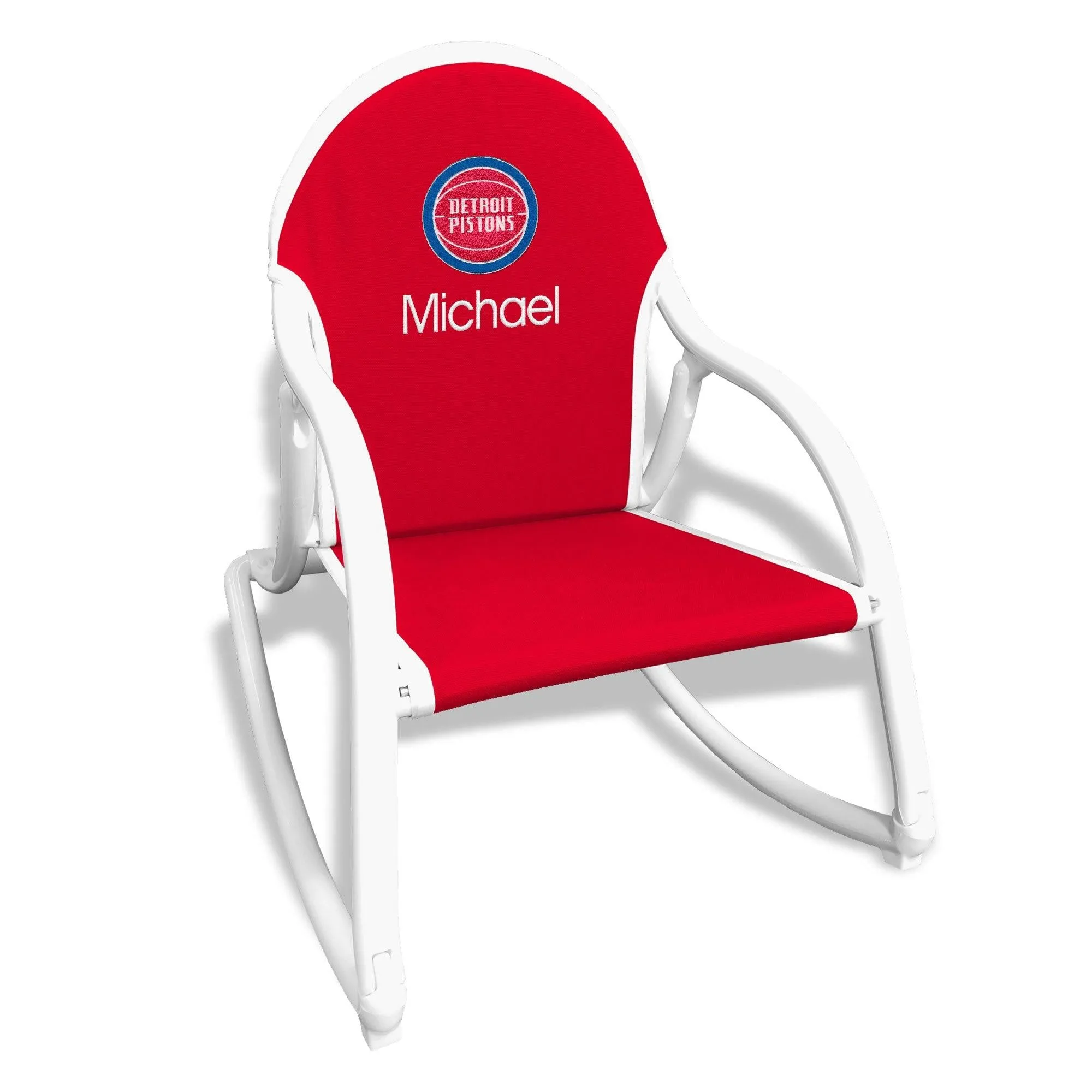 Personalized Detroit Pistons Rocking Chair