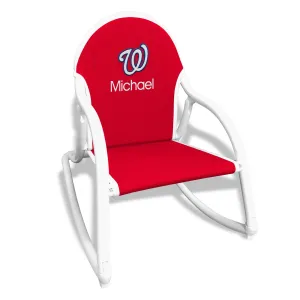 Personalized Washington Nationals Rocking Chair