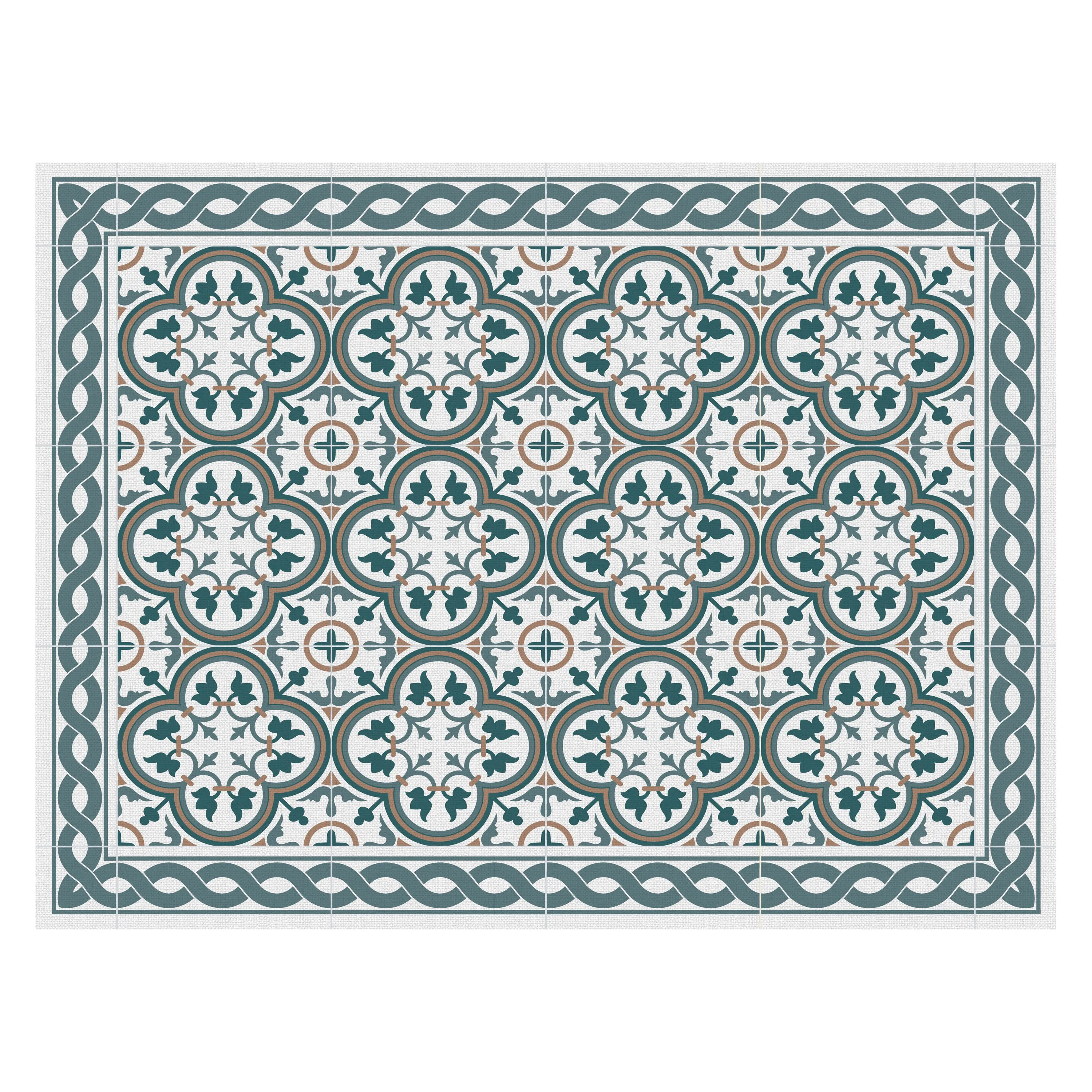 Place Mat 40cm x 30cm - Tiles Portuguese Blue