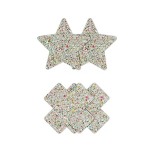 Pretty Pasties - Star & Cross - 2 Pair