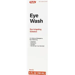 Rugby Eye Wash Irrigating Solution 4 oz