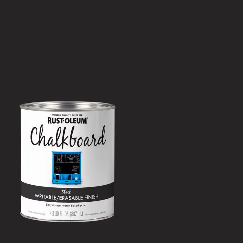 Rust-Oleum Specialty Flat Black Acrylic Chalkboard Paint 30 oz