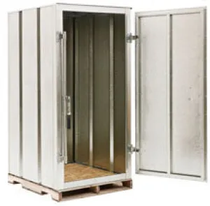 Skid Container Storage, convenient, easy to move secure storage (60" or 78" high)