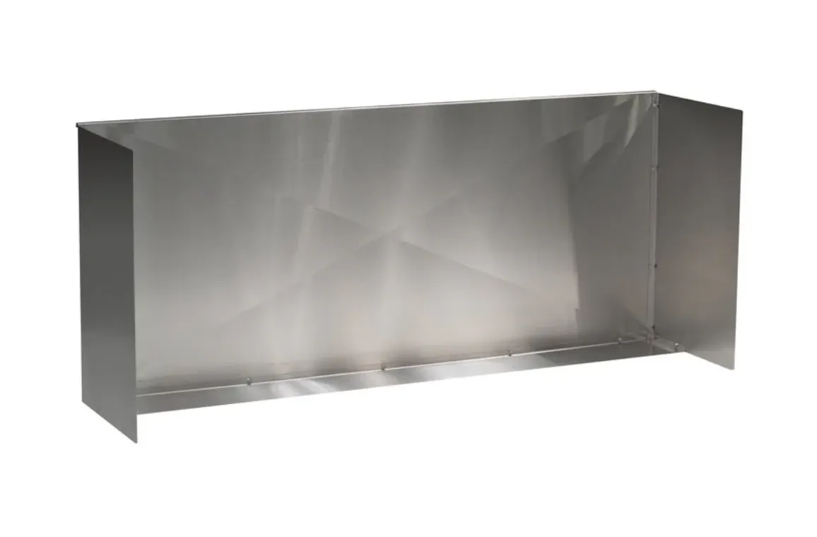 TrueFlame: 36" Stainless Steel Wind Guard