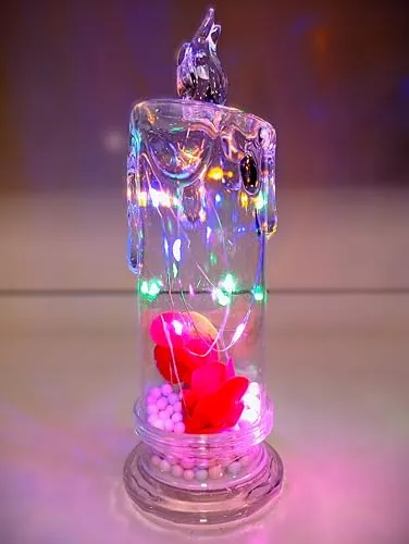 Unique Multicolour LED Lamp| Battery Operated LED Light for Home Decoration | Gift for All Occasion| Idhaya Crafts