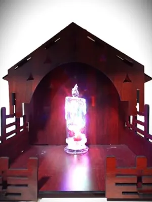 Unique Multicolour LED Lamp| Battery Operated LED Light for Home Decoration | Gift for All Occasion| Idhaya Crafts